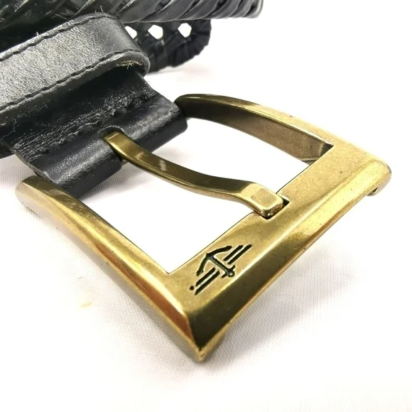 Dockers Men's 40 Black Braided Belt - Picture 7 of 10